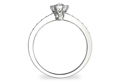 แหวนเพชรผู้หญิง รุ่น GR231 - มุมหน้า