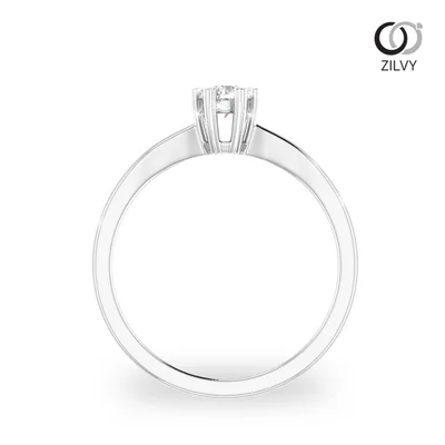 แหวนเพชรผู้หญิง รุ่น GR238 - มุมหน้า