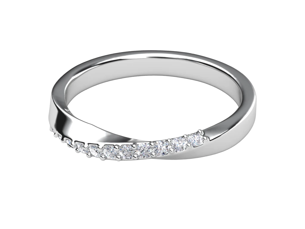 แหวนเพชร Simone Twist