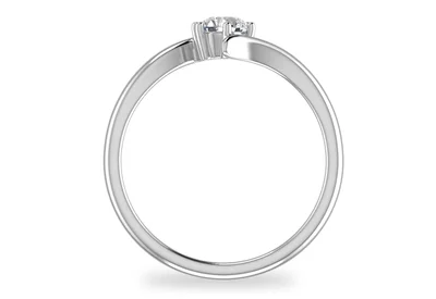 แหวนเพชรผู้หญิง รุ่น GR278 - มุมหน้า