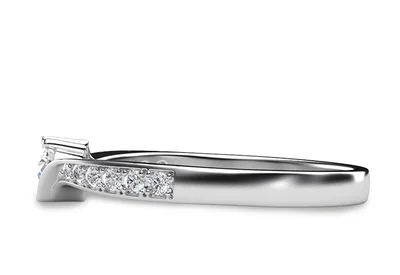 แหวนเพชรผู้หญิง รุ่น GR289 - มุมข้าง