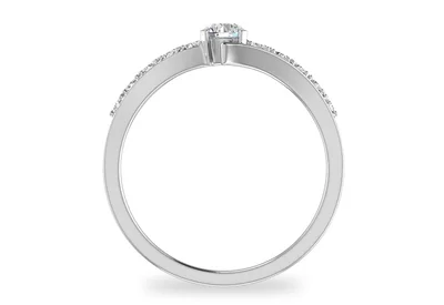 แหวนเพชรผู้หญิง รุ่น GR294 - มุมหน้า