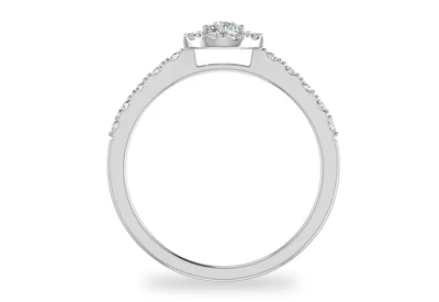 แหวนเพชรผู้หญิง รุ่น GR299 - มุมหน้า