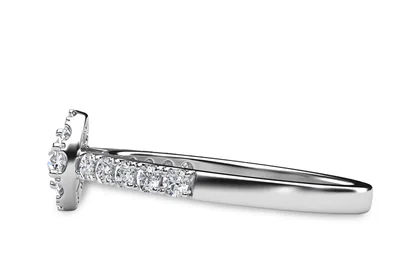 แหวนเพชรผู้หญิง รุ่น GR299 - มุมข้าง