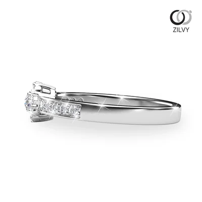 แหวนเพชรผู้หญิง รุ่น GR305 - มุมข้าง