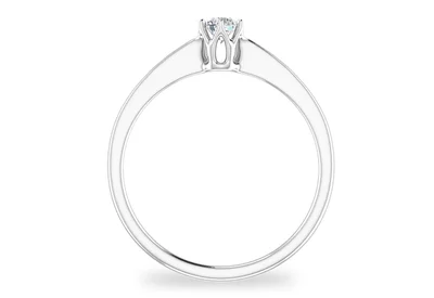 แหวนเพชรผู้หญิง รุ่น GR307 - มุมหน้า