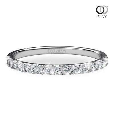 แหวนเพชรผู้หญิง รุ่น GR308 - มุมบน