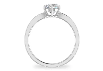 แหวนเพชรผู้หญิง รุ่น GR311 - มุมหน้า