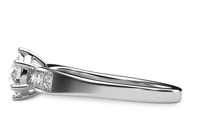 แหวนเพชรผู้หญิง รุ่น GR311 - มุมข้าง