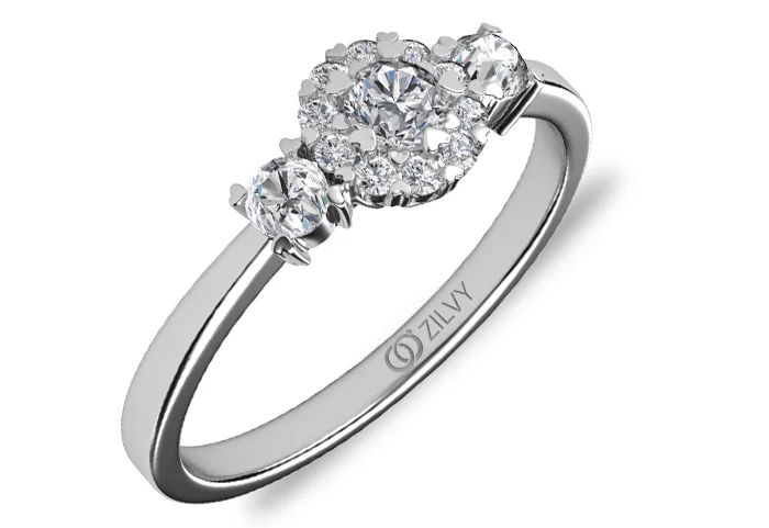 แหวนเพชร Marcelle Halo