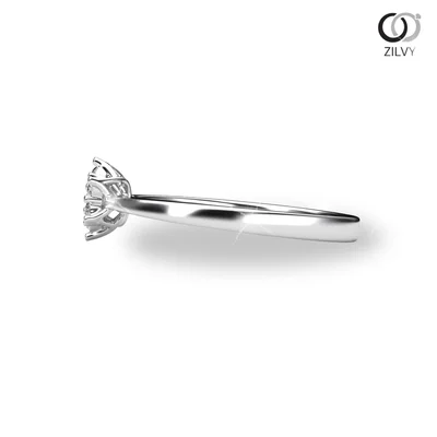 แหวนเพชรผู้หญิง รุ่น GR319 - มุมข้าง