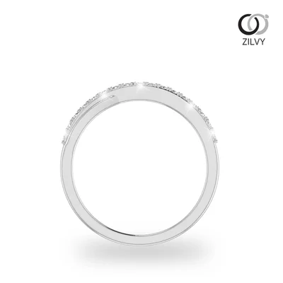 แหวนเพชรผู้หญิง รุ่น GR321 - มุมหน้า