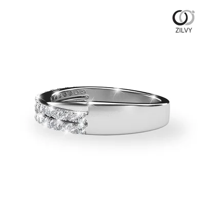 แหวนเพชรผู้หญิง รุ่น GR321 - มุมข้าง