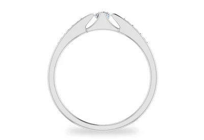 แหวนเพชรผู้หญิง รุ่น GR323 - มุมหน้า