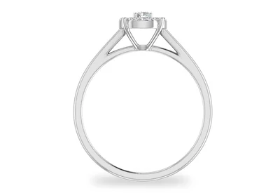 แหวนเพชรผู้หญิง รุ่น GR335 - มุมหน้า