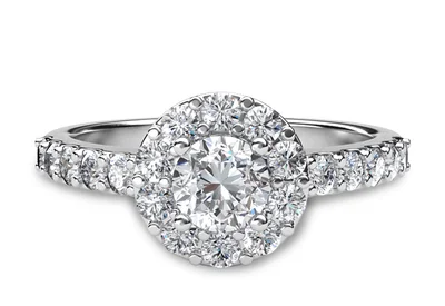 แหวนเพชรผู้หญิง รุ่น GR336 - มุมบน