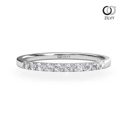 แหวนเพชรผู้หญิง รุ่น GR339 - มุมบน