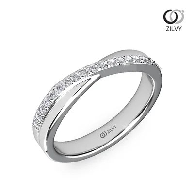 แหวนเพชรผู้หญิง รุ่น GR343 - มุมเปอร์สเปกทีฟ