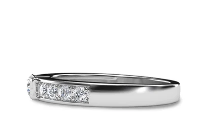 แหวนเพชรผู้หญิง รุ่น GR345 - มุมข้าง