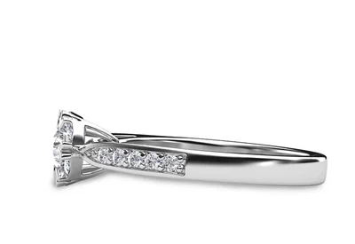 แหวนเพชรผู้หญิง รุ่น GR348 - มุมข้าง