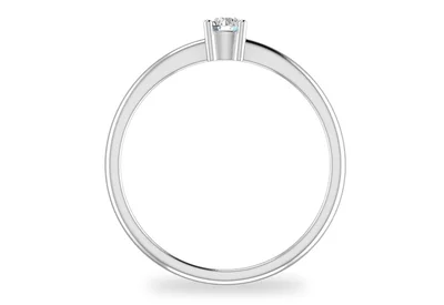 แหวนเพชรผู้หญิง รุ่น GR351 - มุมหน้า