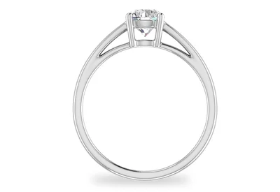 แหวนเพชรผู้หญิง รุ่น GR352 - มุมหน้า