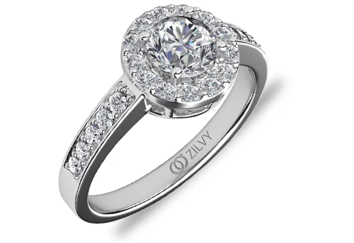 แหวนเพชร Aurora Halo