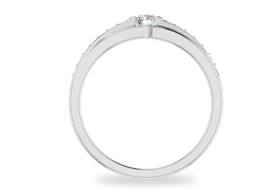 แหวนเพชรผู้หญิง รุ่น GR363 - มุมหน้า