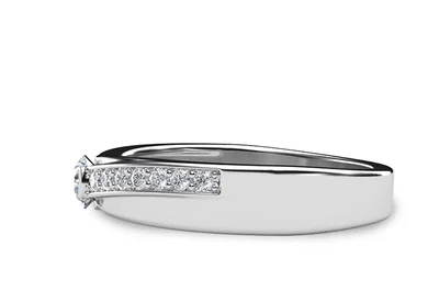 แหวนเพชรผู้หญิง รุ่น GR363 - มุมข้าง