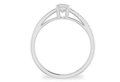 แหวนเพชรผู้หญิง รุ่น GR372 - มุมหน้า