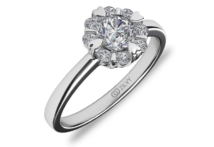 แหวนเพชร Estelle Halo