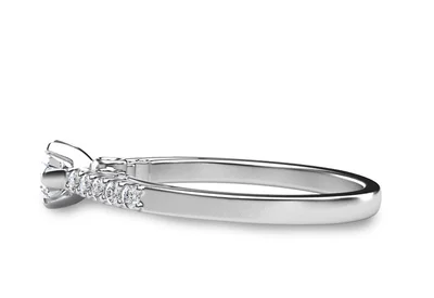 แหวนเพชรผู้หญิง รุ่น GR387 - มุมข้าง