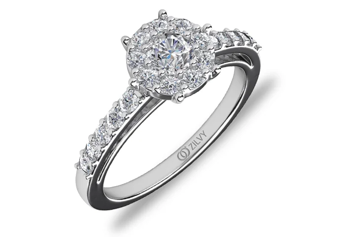 แหวนเพชร Lucienne Halo