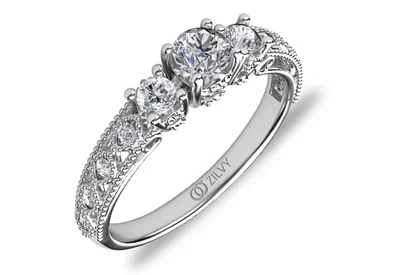 แหวนเพชรผู้หญิง รุ่น GR393 - ภาพเต็ม