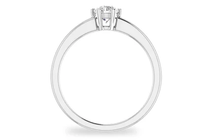 แหวนเพชรผู้หญิง รุ่น GR398 - มุมหน้า