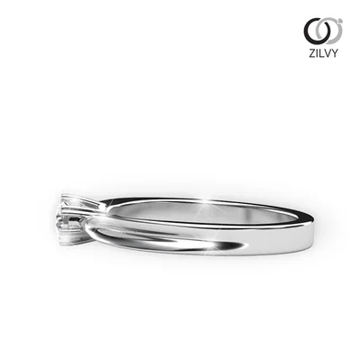 แหวนเพชรผู้หญิง รุ่น GR400 - มุมข้าง