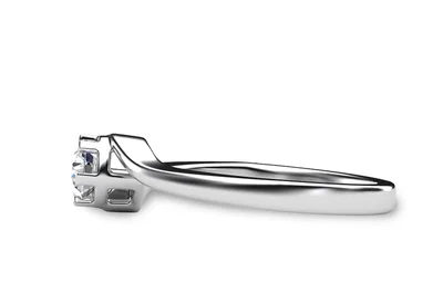 แหวนเพชรผู้หญิง รุ่น GR402 - มุมข้าง