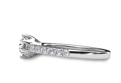 แหวนเพชรผู้หญิง รุ่น GR403 - มุมข้าง