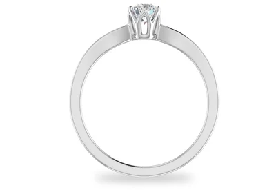 แหวนเพชรผู้หญิง รุ่น GR406 - มุมหน้า