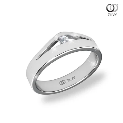 แหวนเพชรผู้หญิง รุ่น GR408 - มุมเปอร์สเปกทีฟ