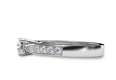 แหวนเพชรผู้หญิง รุ่น GR412 - มุมข้าง