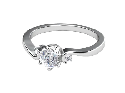 แหวนเพชรผู้หญิง รุ่น GR415 - มุมเปอร์สเปกทีฟ