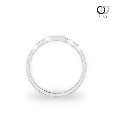 แหวนเพชรผู้หญิง รุ่น GR418 - มุมหน้า