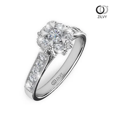 แหวนเพชรผู้หญิง รุ่น GR419 - ภาพเต็ม