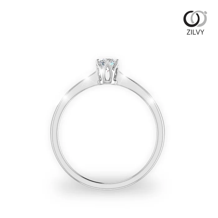 แหวนเพชรผู้หญิง รุ่น GR420 - มุมหน้า