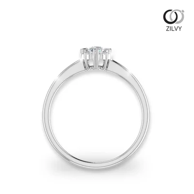 แหวนเพชรผู้หญิง รุ่น GR431 - มุมหน้า