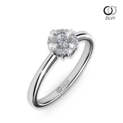 แหวนเพชรผู้หญิง รุ่น GR431 - ภาพเต็ม