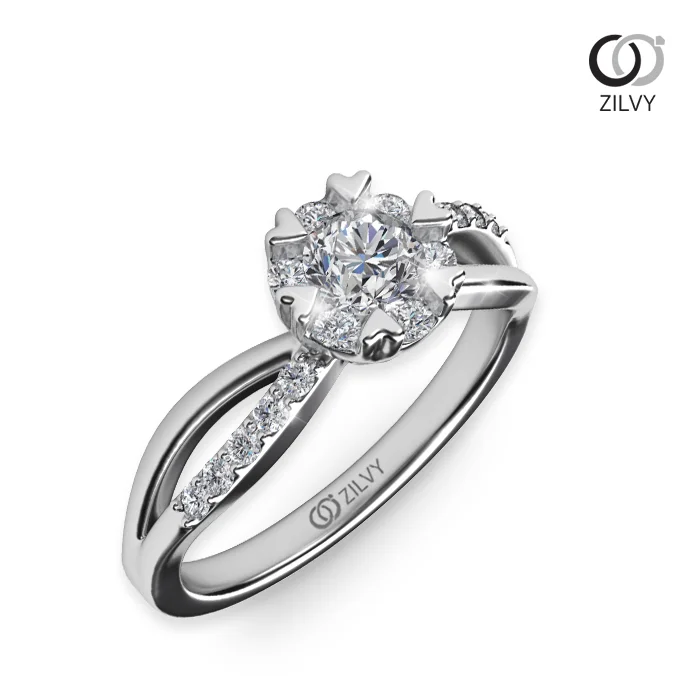 แหวนเพชร Louisa Halo