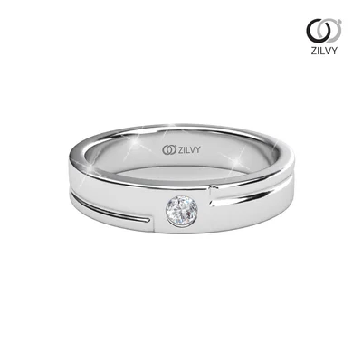 แหวนเพชรผู้หญิง รุ่น GR444 - มุมหน้า