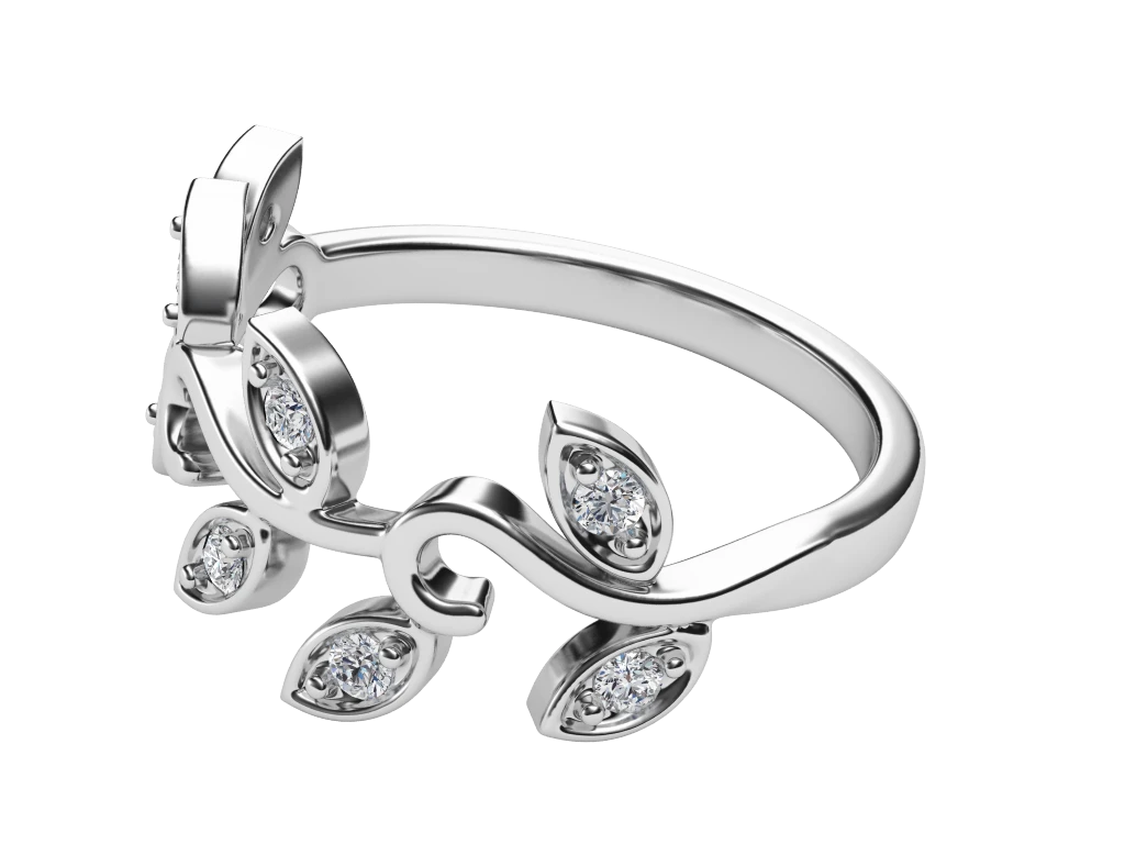 แหวนเพชร Yvette Cluster